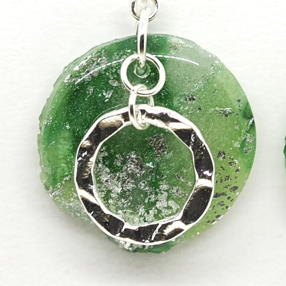 Spring Circle Earrings - Picture 3 of 5